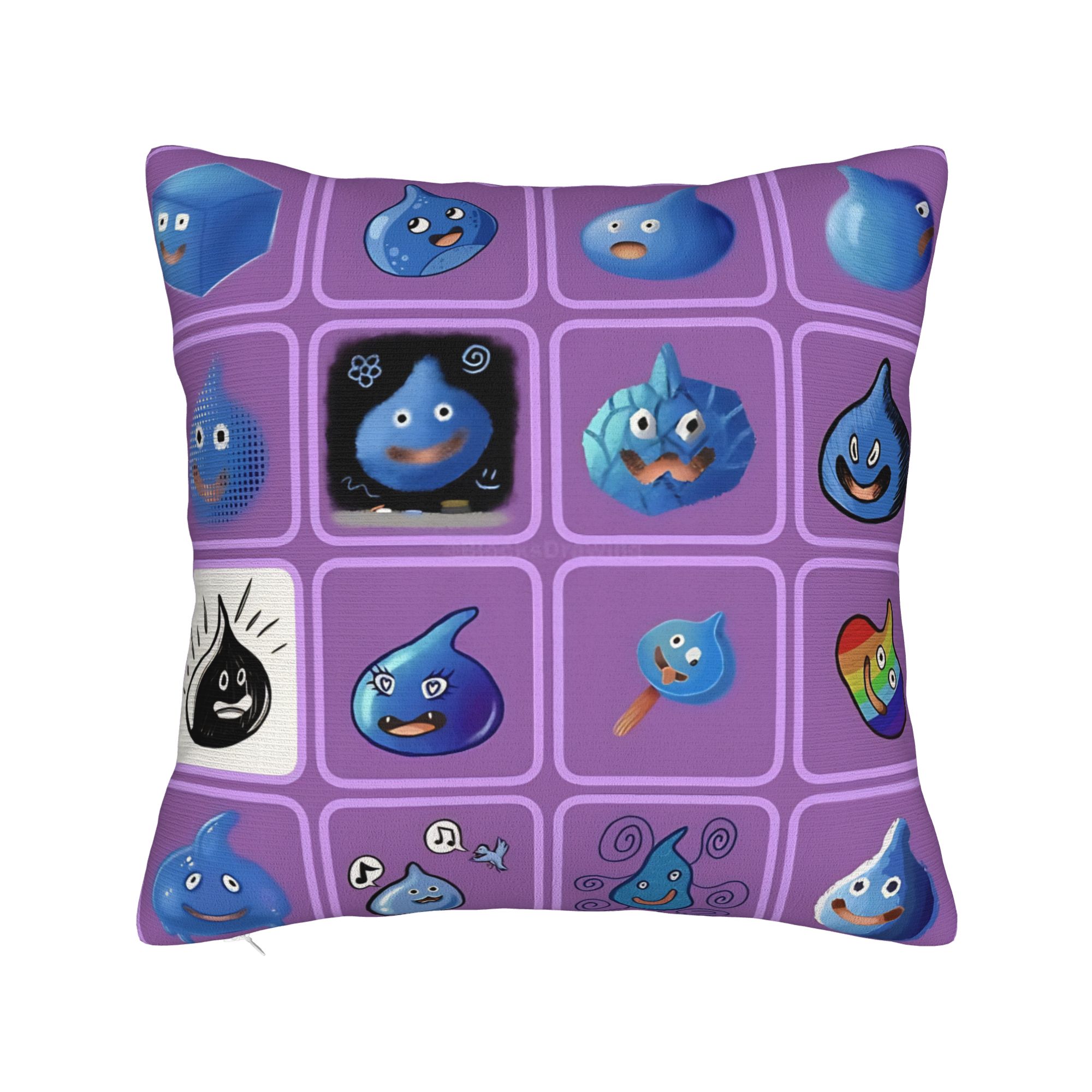 Время Слаймов Наволочка D-Dragon q-Quest Слайм Уютная Наволочка для Подушки Новинка Наволочка для Дивана Дивана Спальни 5050cm 1200₽