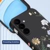Blumengedrucktes Lanyard-Case für Samsung Galaxy S25 Ultra S24 S23 S22 Plus S21 FE A15 A16 A35 A36 A54 A55 A56 5G Stoßfestes Weiches TPU Silikon Case