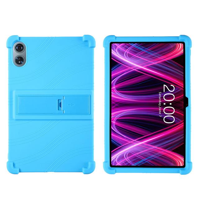 Adjustable Multi-angles Kickstand Tablet Case for Teclast T60 Plus 2024 12.0 inch Soft Silicone Cover Shockproof Kids Safe Capa