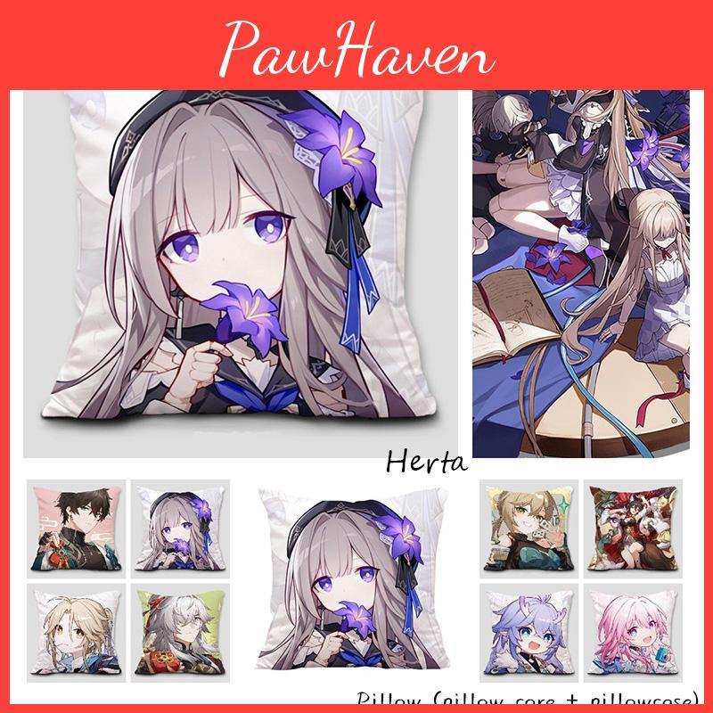 Honkai Star Rail Double-sided Peach Skin Cushion For Sofa And Bed