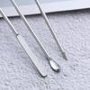 3Pcs/Set Crystal Drip Glue Stirring Rod Bubble Needle Set DIY Handmade Resin Mold Tool Kit Bubble Needle Spoon Tool Set