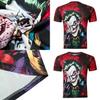 Stylish Red Joker T-shirt Unisex Fit With Full 3d Printing