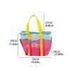 Nylon Mesh Beach Bag Gauze Mesh Handbag Cute Summer Shoulder Bag  Cosmetic Bag