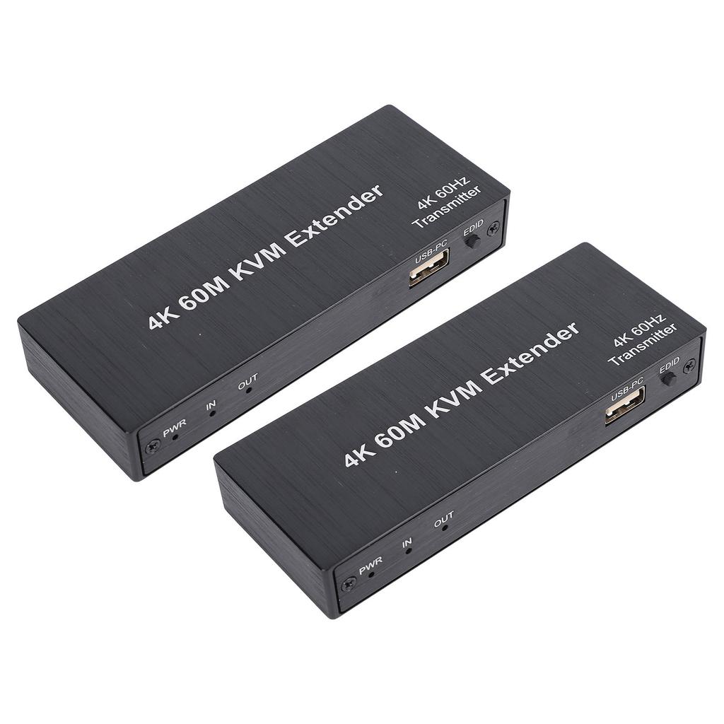 60m HD Multimedia Interface KVM USB Extender Überträgt 4K@60Hz HD-Video über Cat5e 6 7 Kabel