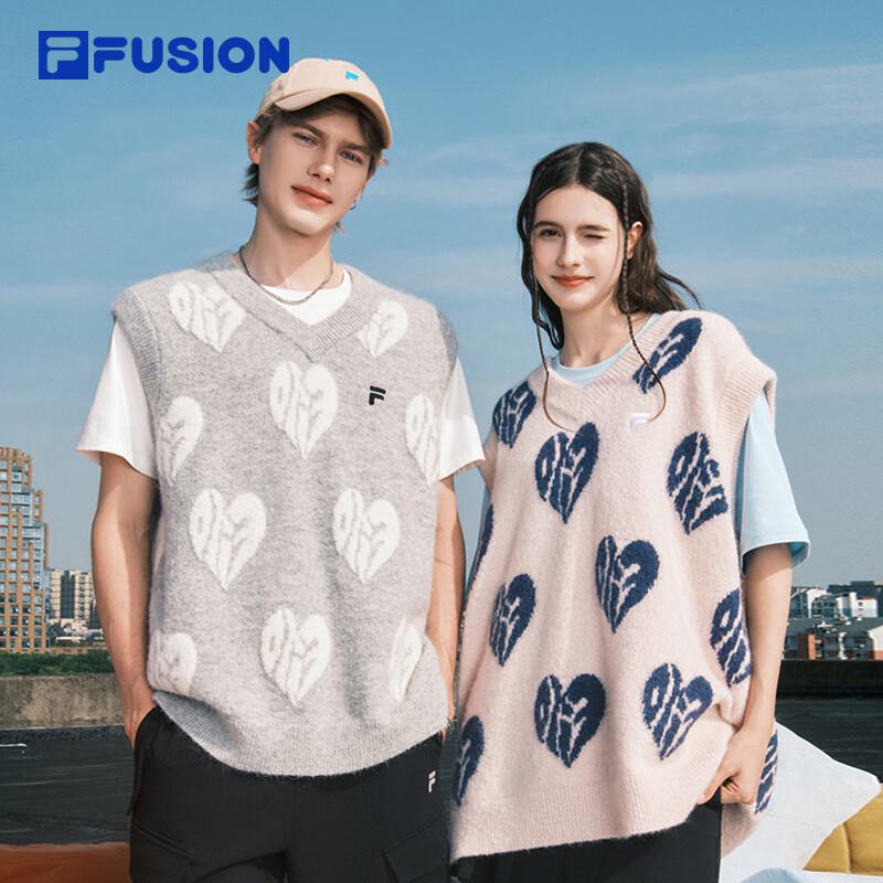 FILA FUSION Unisex Autumn 2025 Loose Knit Sweater Vest