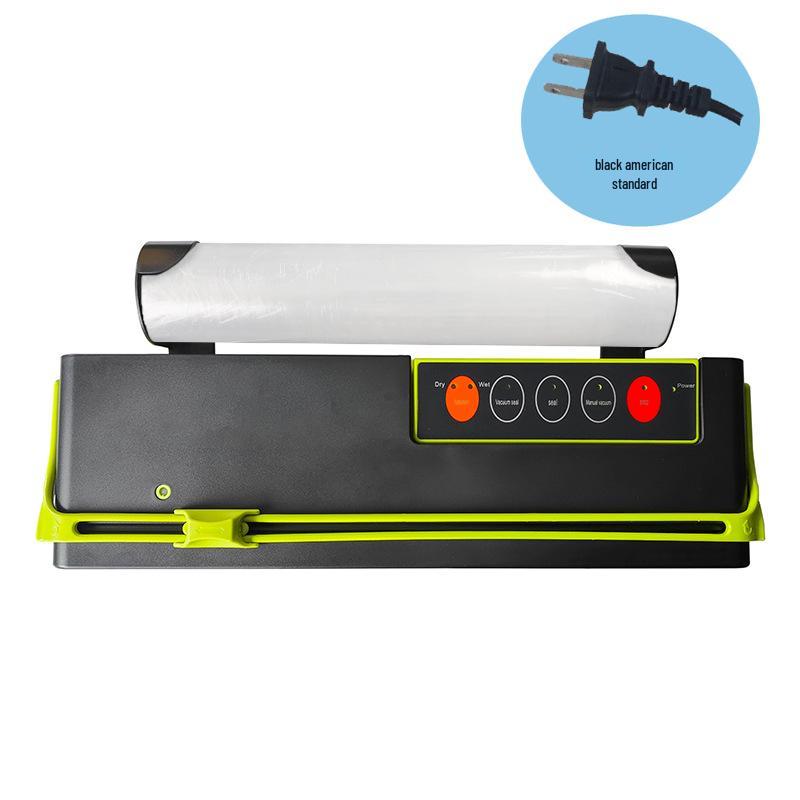 Commercial Vacuum Sealer for Food: Dual-Use Machine with Textured Bags for Dry & Wet Sealing