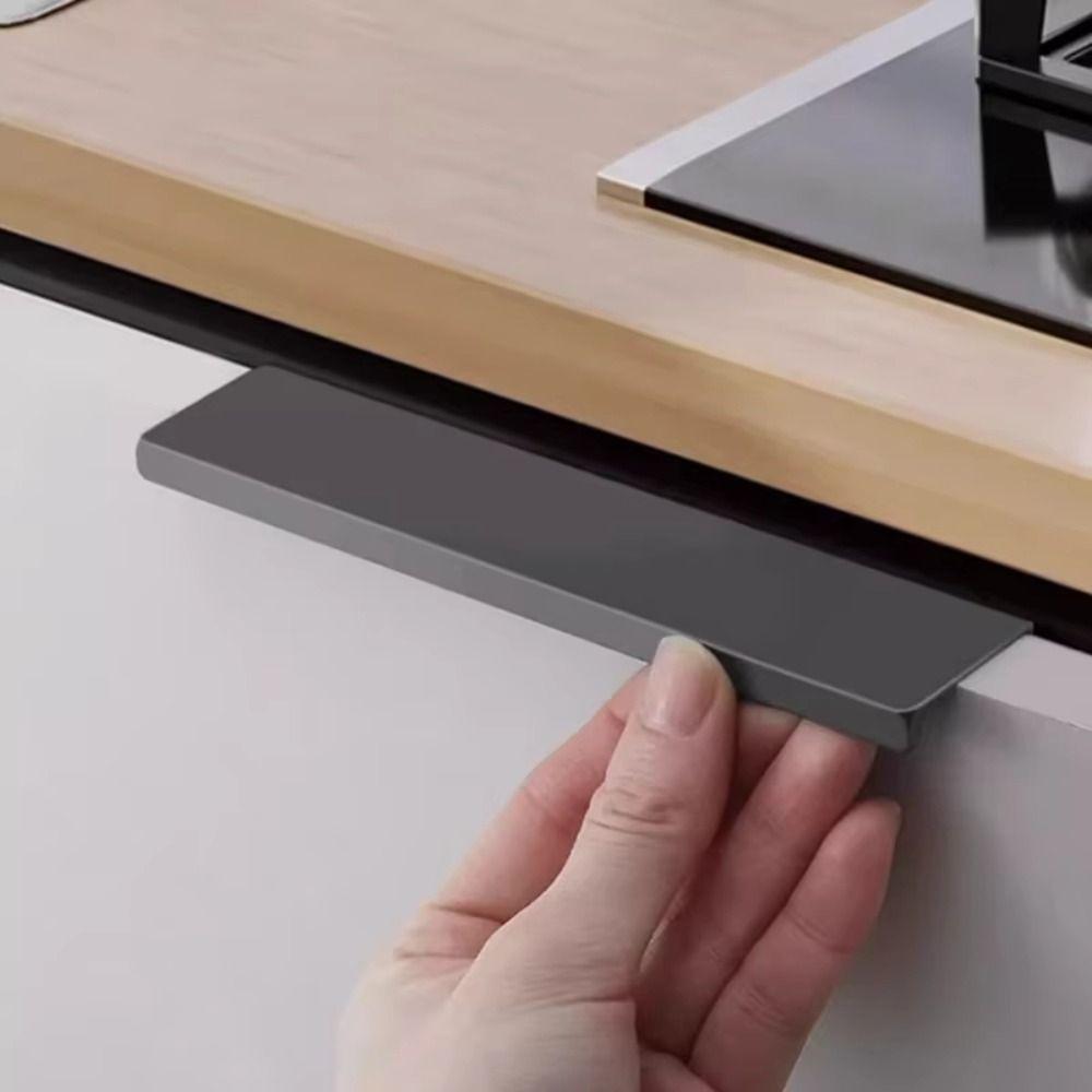 Aluminum Alloy Cabinet Pulls Modern Design Durabl Drawer Knobs Long Strip Invisible Installation Kitchen Handles Cabinet Door