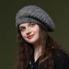 Elastic Knitted Berets British Style Artist Hat New Design Retro Painter Hat  Winter