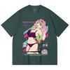 230 Gsm 100% Cotton Demon Slayer V52 Mitsuri Waifu Print Unisex Heavy Cotton T Shirt