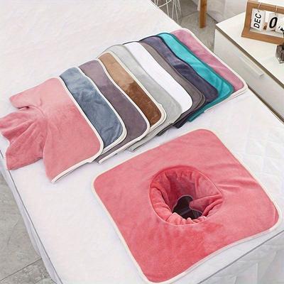 Asciugamani Per Uso Massaggio, Con Lettino da Massaggio - Copri Lettino da Massaggio Confortevole e Morbido per il Viso - Protezione Igienica per Lettino Spa - Facile da Adattare