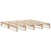 VidaXL Cadre de lit 200x200 cm bois de pin massif, lit, meuble de chambre à coucher, lit en bois, lit double, cadre de lit 3302318