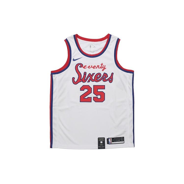 Nike NBA Retro limited Jersey SW Fan Edition Philadelphia 76ers Simmons 2 No. 5 White Men s AV4509-102 S