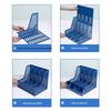 Deli Thickened 4-Grid File Holder with Pen Holder