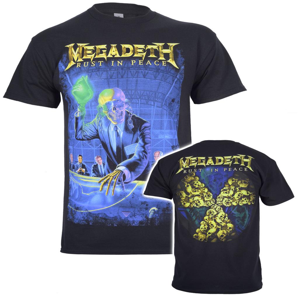 Megadeth T Shirt Rust In Peace 30th Anniversary Black New Official