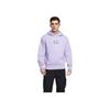 Nike Sweat à capuche Solo Swoosh Confortable Doux Ample Homme hoodies Violet clair Blanc HQ4181-515