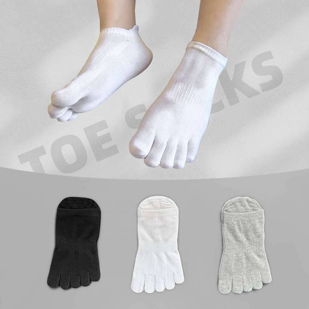 Five-finger Socks, Men's Cotton Socks, Anti-odor, Athlete's Foot, Antibacterial, Sweat-absorbing, Boneless Toe Separation Socks, Sports Socks