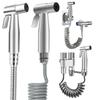 Handheld Bidet Douche Shower Spray for Toilet Personal Hygiene Stainless Steel Bidet Sprayer Kit Bathroom Washer Shower Head