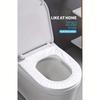 50pcs Disposable Toilet Seat Covers with Elastic Bands - Hygienic Portable Toilet Seat Protectors for Travel, Hotels, Public Restrooms