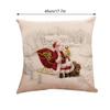 Skin-friendly Cushion Cover Christmas Theme Non-toxic Extra Thick Christmas Cushion Cover Bed Sofa
