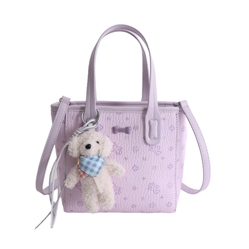 Small Niche High-value Retro Fashion Personality Simple Printed Bucket Bag Trendy Versatile Western Style Handbag Shoulder