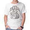 Unisex Crew Neck T-Shirt Stop Eating Trash Graphic Short Sleeve Casual Tee