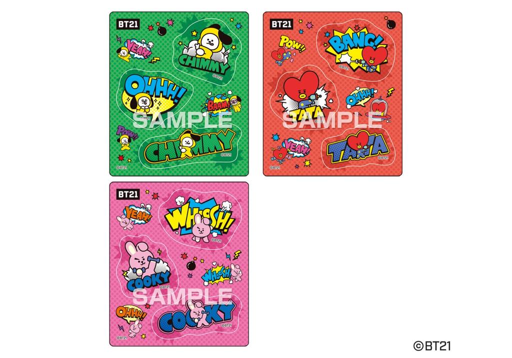 Ensky BT21 Magnet Collection Gum 2 Toy of Gum/Candy [Boxed/Set 14]