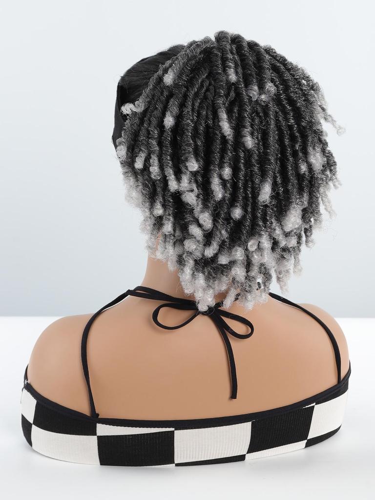 Synthetic Short Wigs 6-inch Afro Puff Kinky Curly Drawstring Ponytail Clip In Hair Extensions Natural Hairpiece Pony Tail For Women Daily Wear