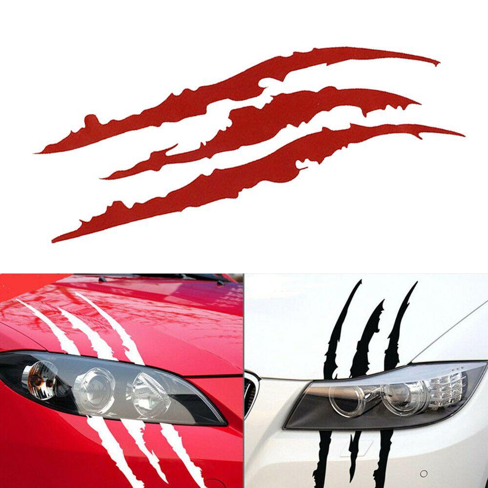 Sticker Claw Scratch Car Sticker Auto Sticker Hood Light Decorative Stickers Claw Marks Car Sticker