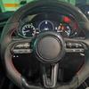Car Body Cover Detector Sticker Steering Wheel Interior Kit Trim Lamp Frame Part 1PCs For Mazda CX-30 CX30