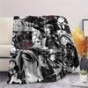 1PC Sebastian Butler Print Flannel Blanket, High quality Comfortable for All Seasons, Home Decor, Warmth and Comfort, Perfect for Christmas Gifts148