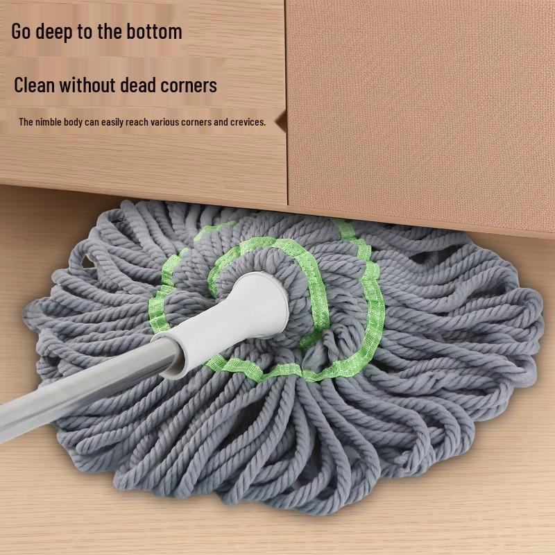 Picasso Self-Wringing Rotary Mop - Effortless, One-Wipe Clean for Your Floors