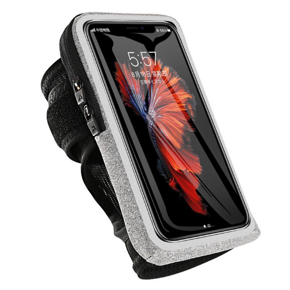 Running Belt Invisible Waist Bag Thin Sports Phone Bag Marathon Running Bag  Sports Wear серый