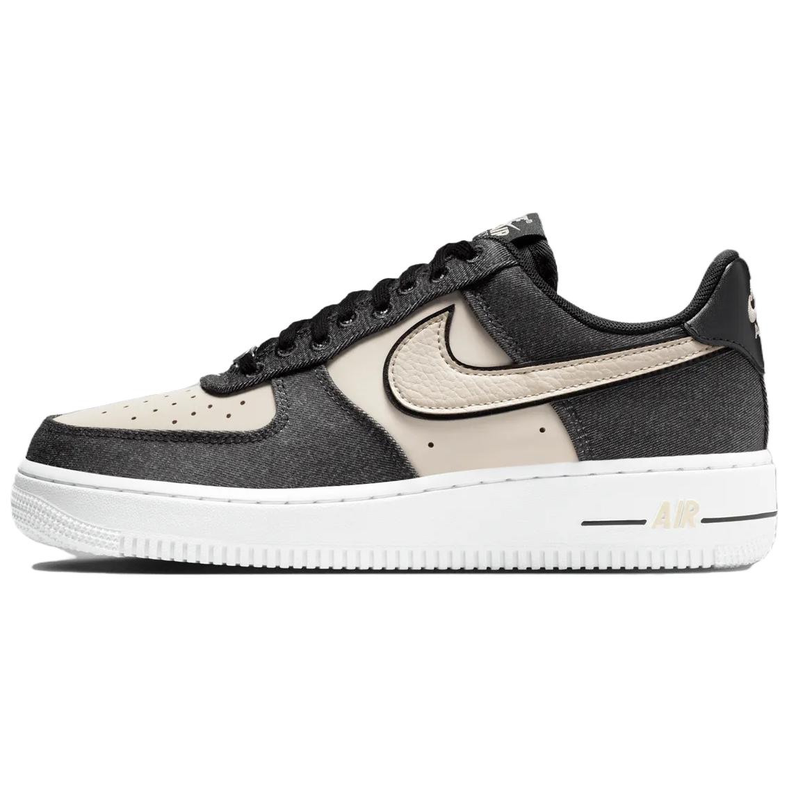 

Nike Air Force 1 Breathable Skateboard Shoes Unisex Black Beige IB6642-001 40