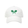 Hadinglein Adult`S Hats Tennis Racquets On White