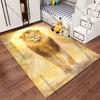 Majestic Spiritual Powerful Radiant Lion Carpet Yoga Living Room Room Decor Children's Crawling Mat Doormat Area Rug