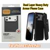 3IN1 OTT Defender Military Grade Anti-Drop Phone Case For IPhone17 Air 16 15 14 Plus 13 12 Pro Max With Clip Armor Protect Cover
