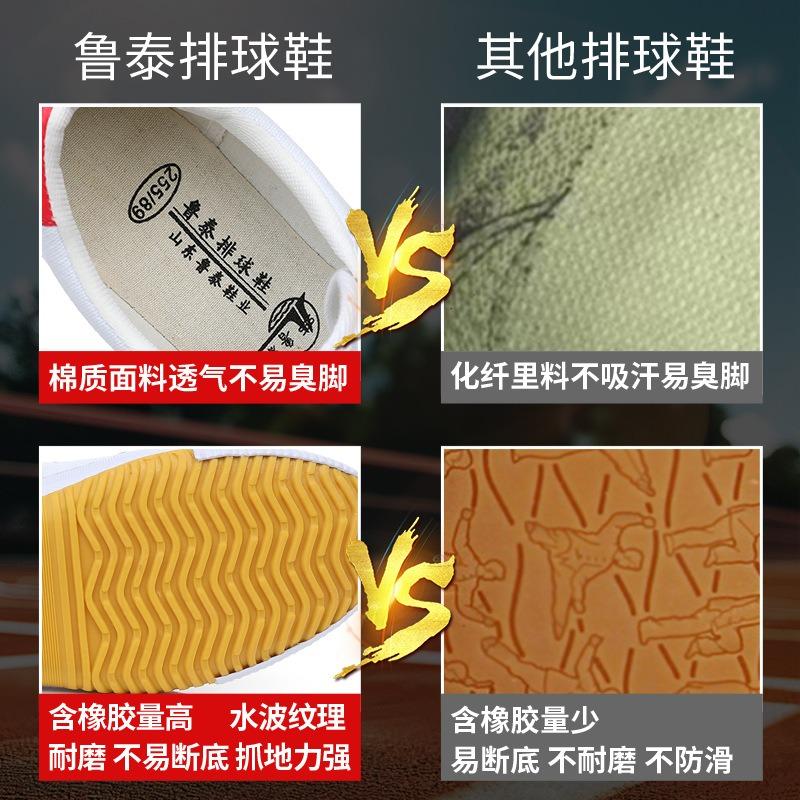 Mesh Volleyball Shoes Running Shoes Lace-up Sports Shoes Casual Shoes Martial Arts Canvas Shoes Track and Field Training Shoes