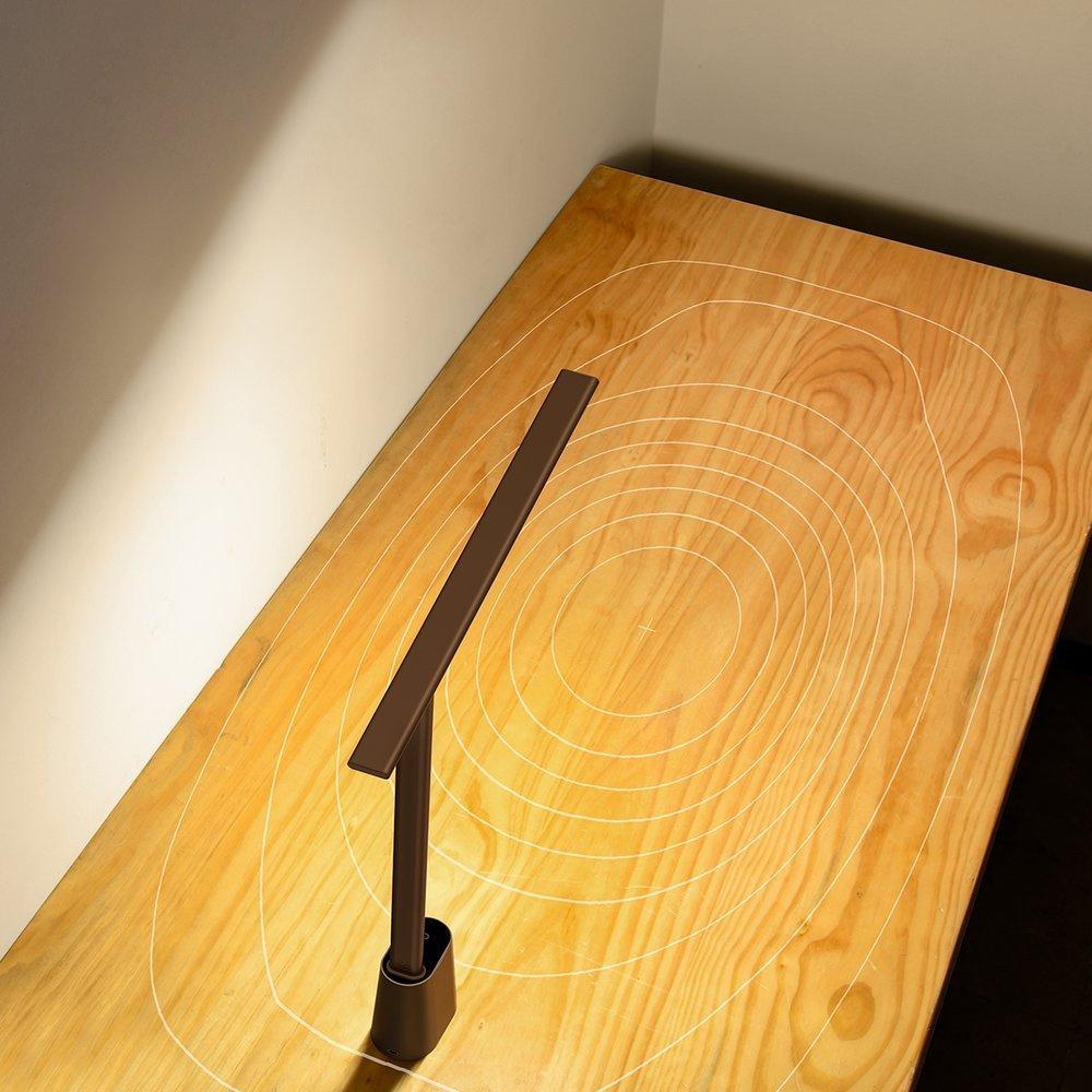 Bezdrátová stolní LED lampa Baseus Smart Eye s baterií 2200 mAh, šedá (Model DGZG-0G)