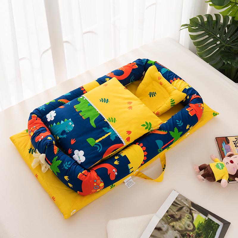 Portable Bionic Baby Crib: Removable, Washable, and Isolated Sleeping Bed for Newborns