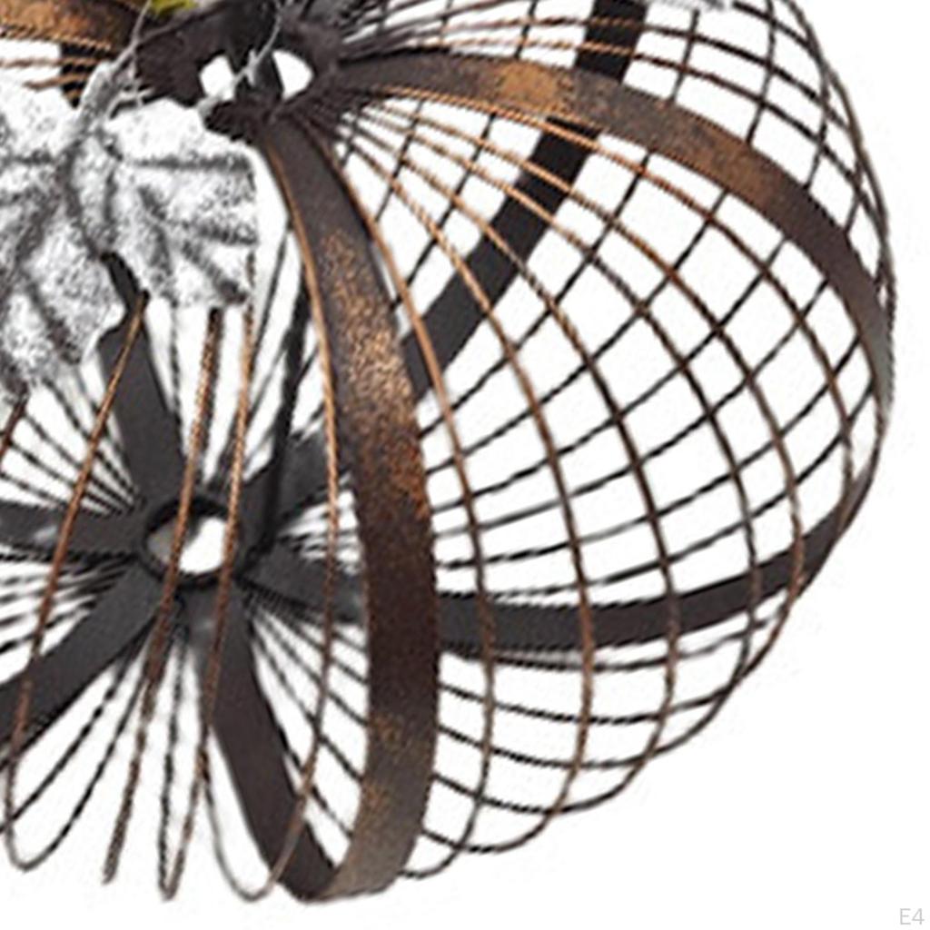 Halloween Pumpkin Decoration Iron Decor Collectible Farmhouse Thanksgiving Tabletop Ornament