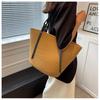 Women's Large Capacity Straw Woven Shoulder Tote Bag - Summer 2025 New Style
