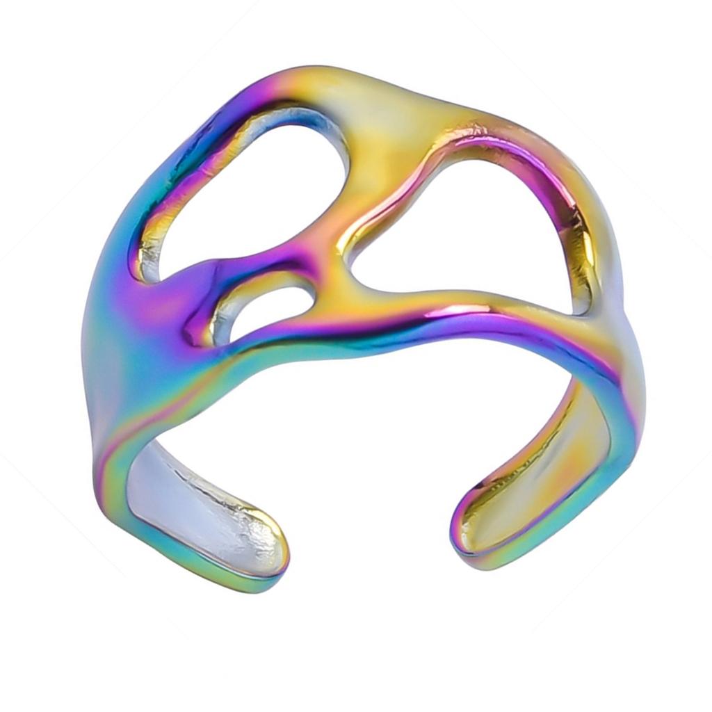 Adjustable Rings Fashion Finger Jewelry Opening Rings Alloy Texture Suitable for Daily and Party Various Occasion