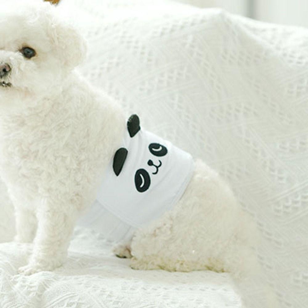 Soft Dogs Panties Shorts Cartoon Pet Courtesy Belt Cute Dog Physiological Belt  for Dogs