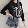 Vintage Denim Bag Multi-layer Crossbody Bag Women's Shoulder Bag