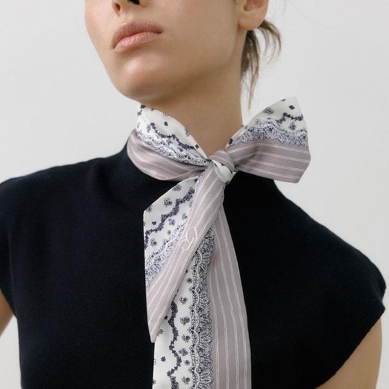 BB'DE SOLI'DE Lace Twilly Scarf (2 Colors)
