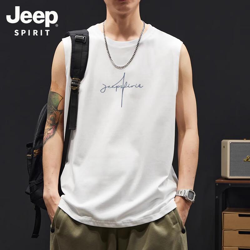 Мужская хлопковая свободная майка JEEP SPIRIT 2XL