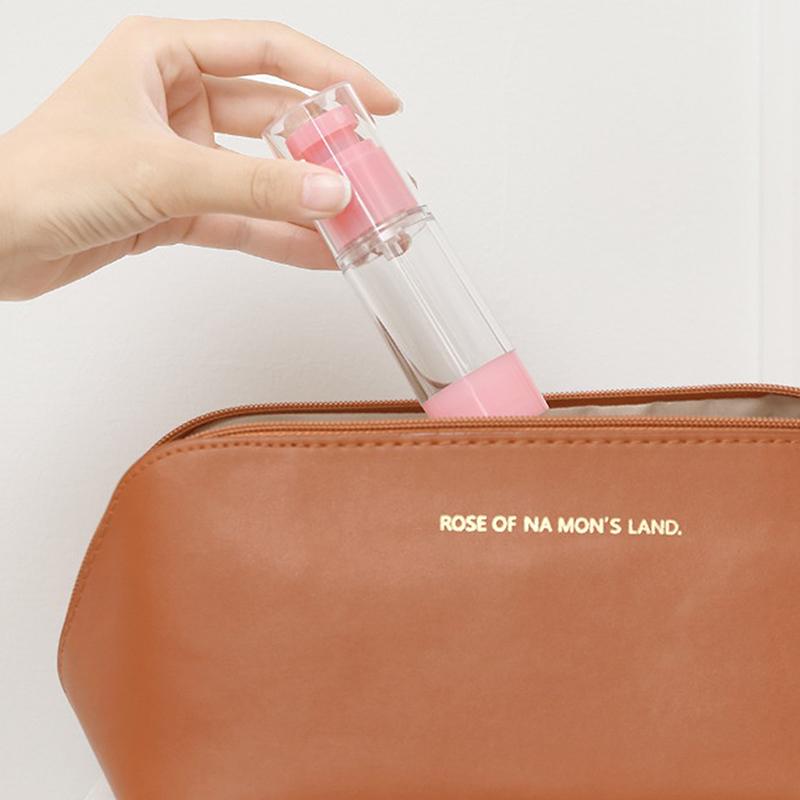 Airless Press Type Refillable Bottles Spray Bottle Lotion Cosmetic Dispenser Travel Portable Hydration Bottle