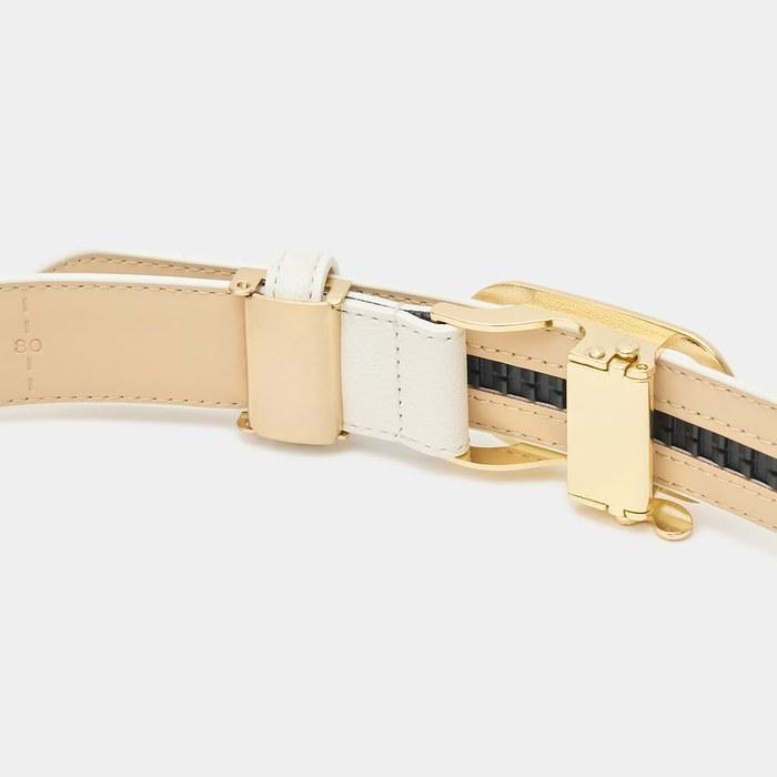 Callaway Belt Serration Belt Stretch Free-Cut Navigation 1030_White FR