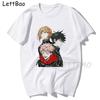 Funny Jujutsu Kaisen T Shirt Anime Shirt Short Sleeve Satoru Gojo Print Summer Tops Japanese Style