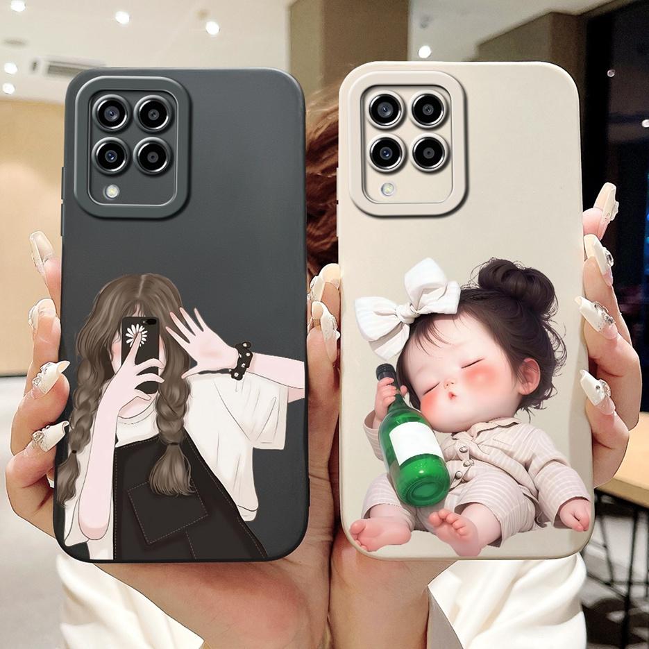 For Samsung Galaxy M33 5G Case SM-M336B Luxury Candy Painted Cover Soft TPU Phone Case For Samsung M33 M 53 Galaxy M53 5G Fundas